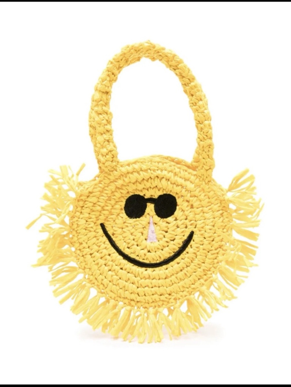 Stella McCartney Kids Sunshine Fringed Ir   Shouder Bag | Yellow